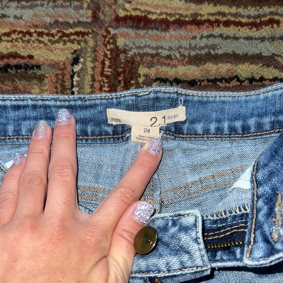 Jean Shorts size 24 from 2.1 Denim - Picture 2 of 3